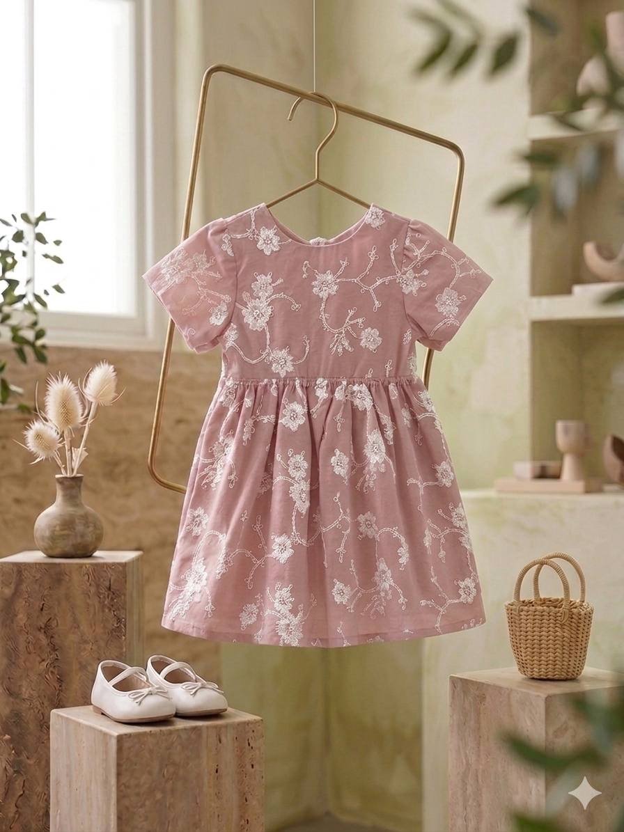 pink dress