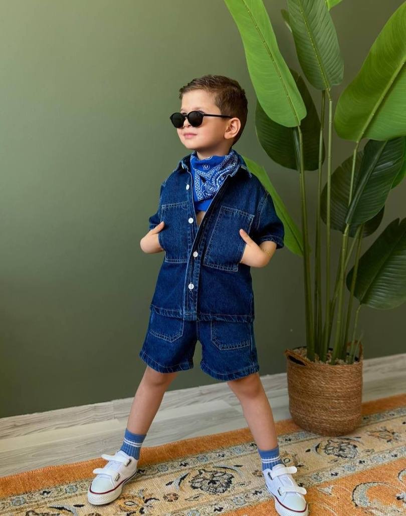 Boy denim set